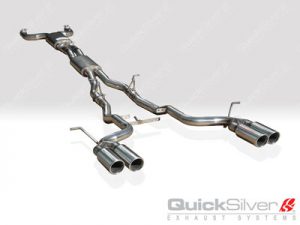 Quicksilver "Sports" Cat-Back Exhaust 2007+ Jaguar XKR 4.2L - Eurotoys Ltd