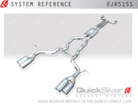 Quicksilver "Super-Sports" Cat-Back Exhaust 2007+ Jaguar XKR 4.2